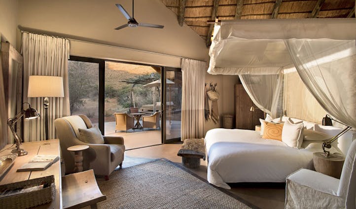 Luxury hotel suite at Tarkuni in Tswalu, South Africa