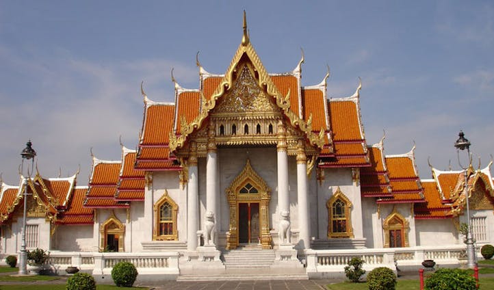 marble temple, bangkok, thailand