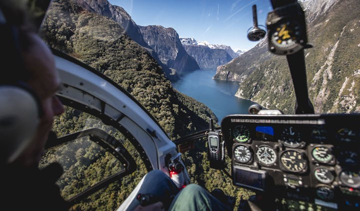 Aerial Milford Sound Views - Image by Miles Holden New Zealand