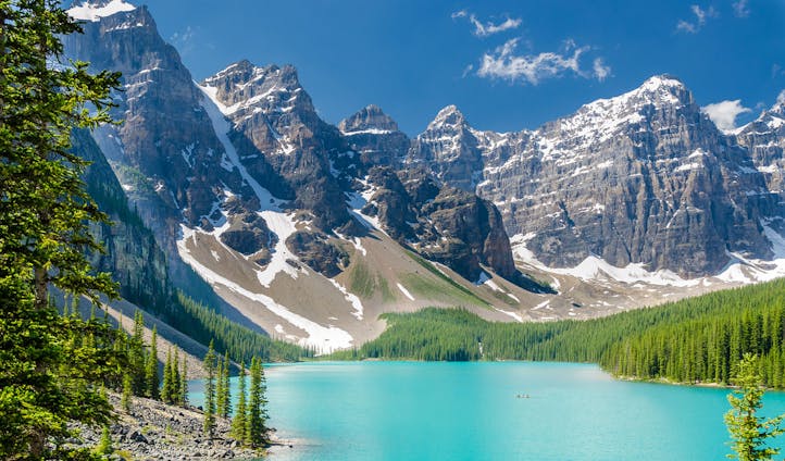 The majestic mountains and lakes of Alberta, Canada