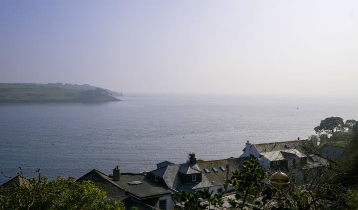 The view across Falmouth Bay