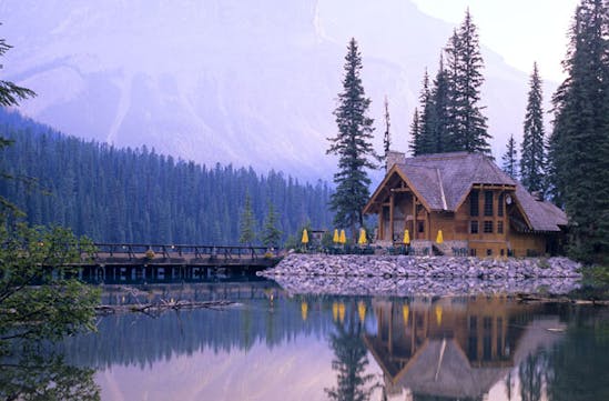 Settle down amidst the views of Emerald Lake Lodge