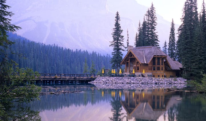 Settle down amidst the views of Emerald Lake Lodge