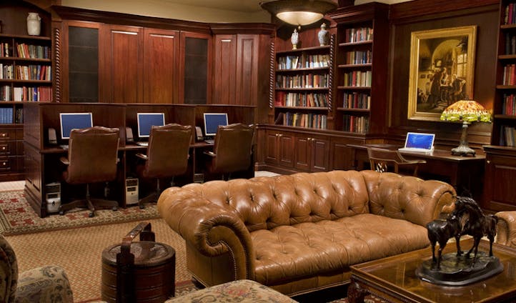 Read a classic in this Victorian-esq hotel