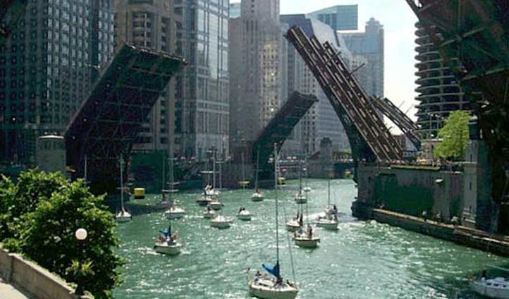 The waters of Chicago