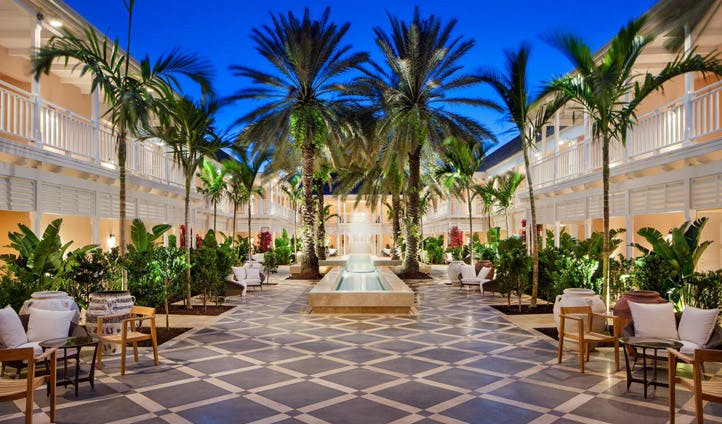The courtyard at One&Only Bahamas