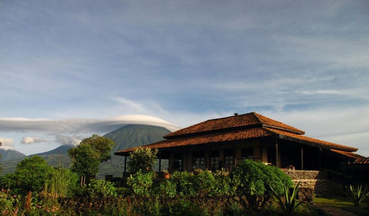 Exterior of Virunga Lodge, Rwanda