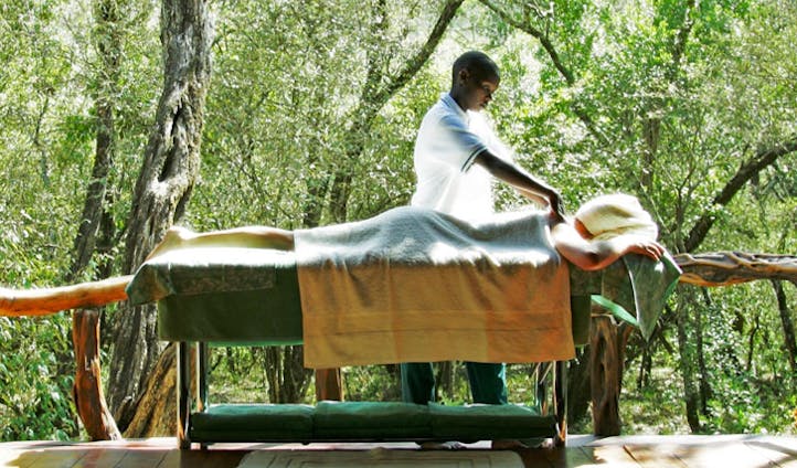 Massage at Kenya's Saruni Mara