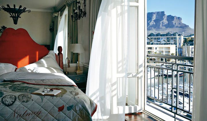 Cape Grace Hotel guestroom in Cape Town, South Africa