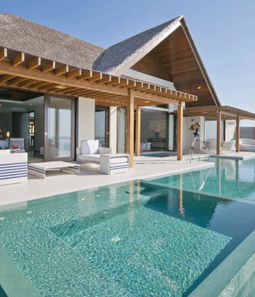 Maldives resort private pool