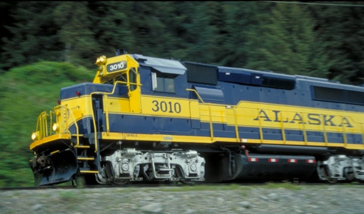 Soak in the sights on the Alaska railroad train