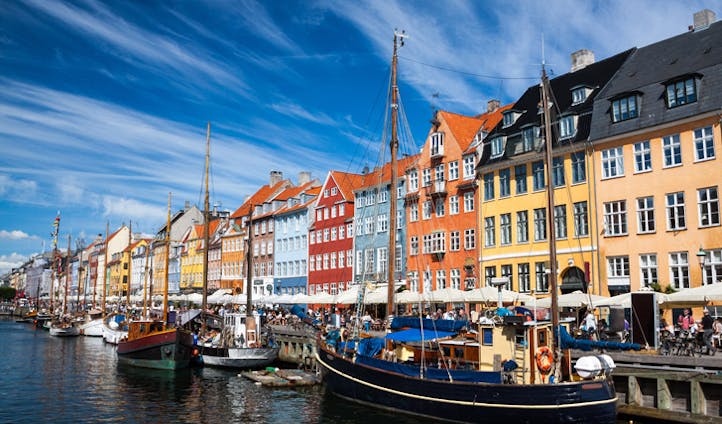 Bright colours of Copenhagen