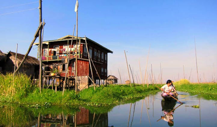 House at Inle Lake in Myanmar