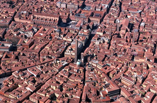 Central Bologna rooftops, Italy