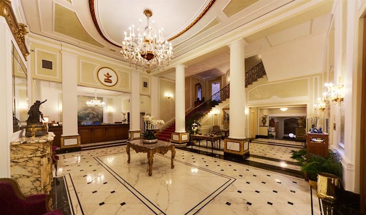 The lobby at the Grand Majestic