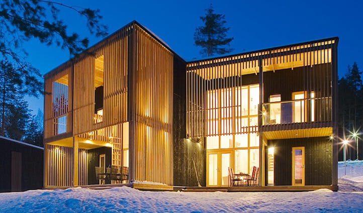 Winter villa, Finland