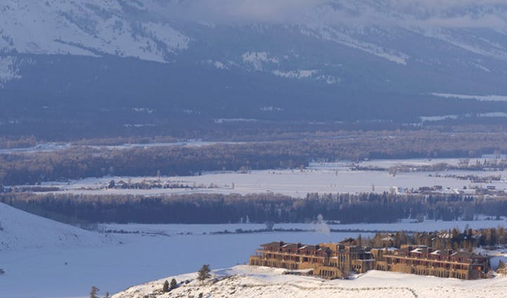 Luxury hotel Amangani in Jackson Hole, Wyoming, USA