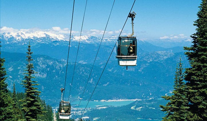 Cable-car at Whistler in Whistler, Canada
