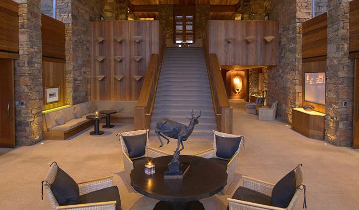 Luxury hotel Amangani in Jackson Hole, Wyoming, USA