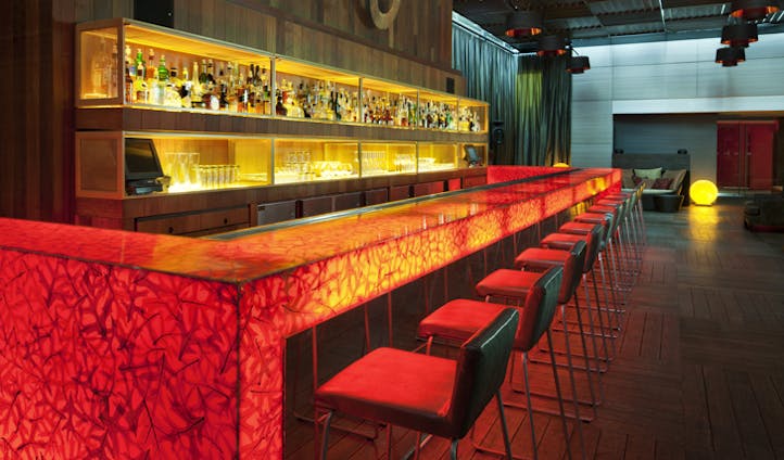 A bar in the W Hotel Montreal, Canada