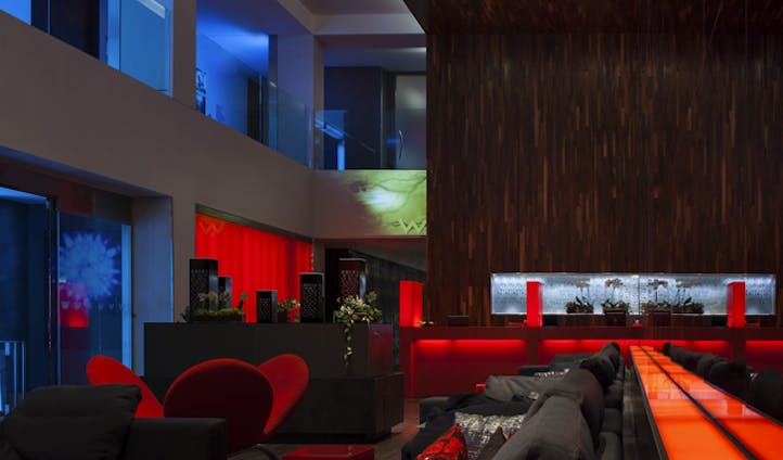 The lobby of W Hotel, Montreal, Canada