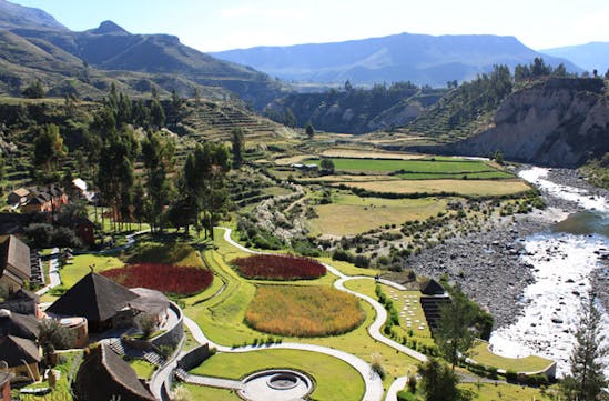 Luxury hotel the Colca Lodge Spa & Hot Springs, Colca Valley, Peru