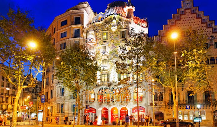 Antoni Gaudí's Casa Battló, Barcelona, Spain