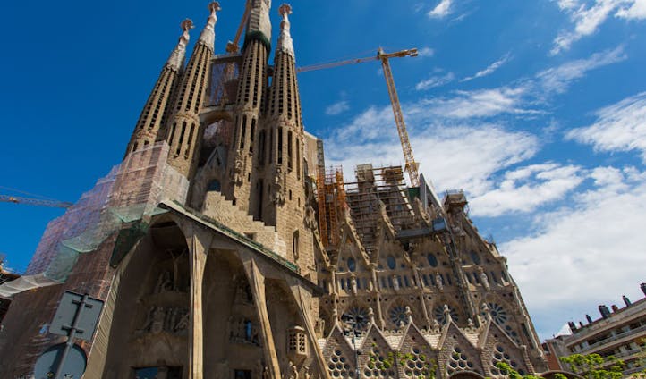 Antoni Gaudí's Sagrada Família, Barcelona, Spain