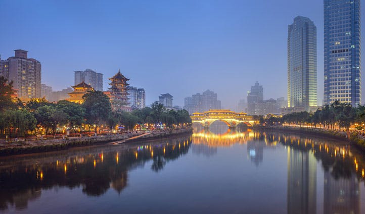Chengdu City, China