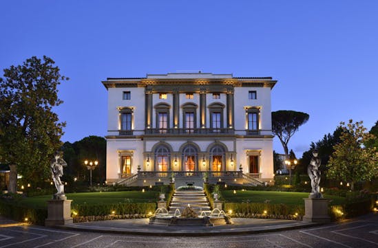 Entrance to Villa Cora, Florence