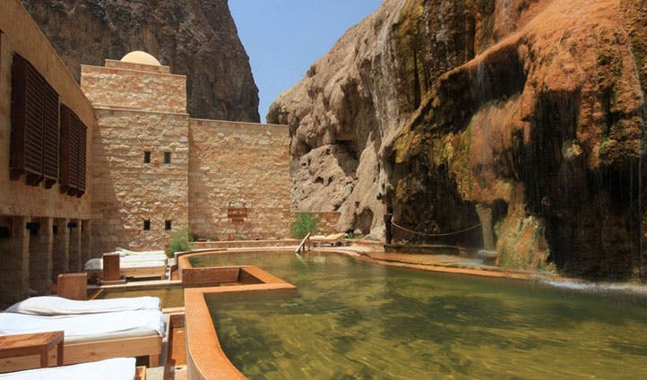 The incredible pool area Evason Ma’In Hot Springs ,Jordan