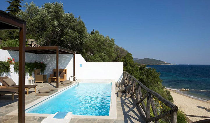 Private pool, Eagles Palace, Greece