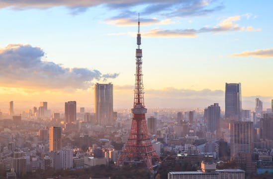 Panoramic views of Tokyo