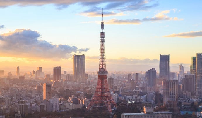 Panoramic views of Tokyo