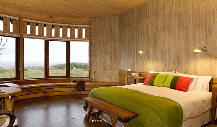 A room at Explora Lodge, Chile