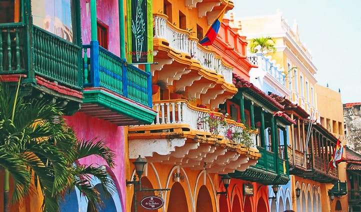 The colours of Cartagena, Colombia