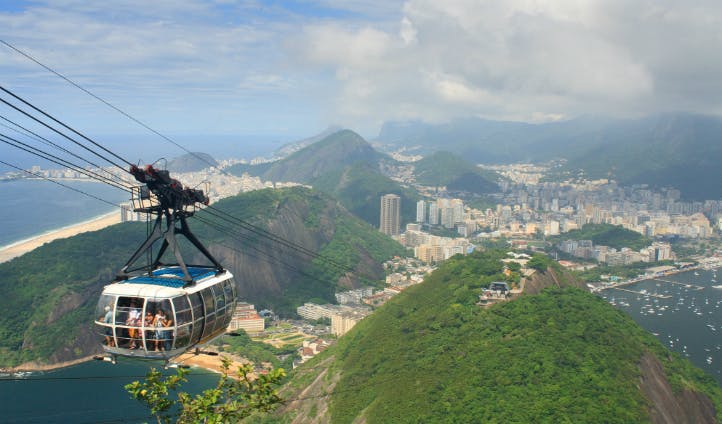 View from the Sugarloaf in Rio de Janeiro