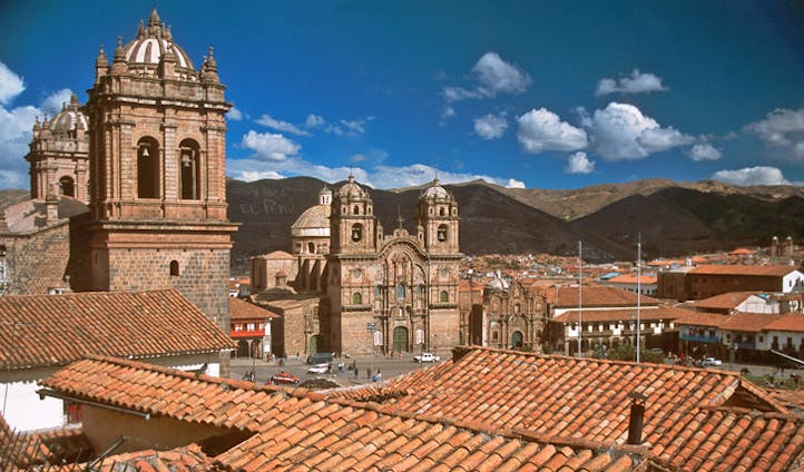 The city centre of Cusco, Peru