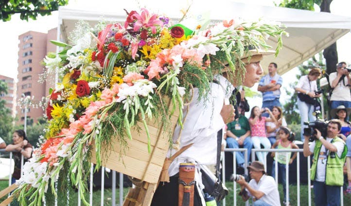 Flower festival of Colombia