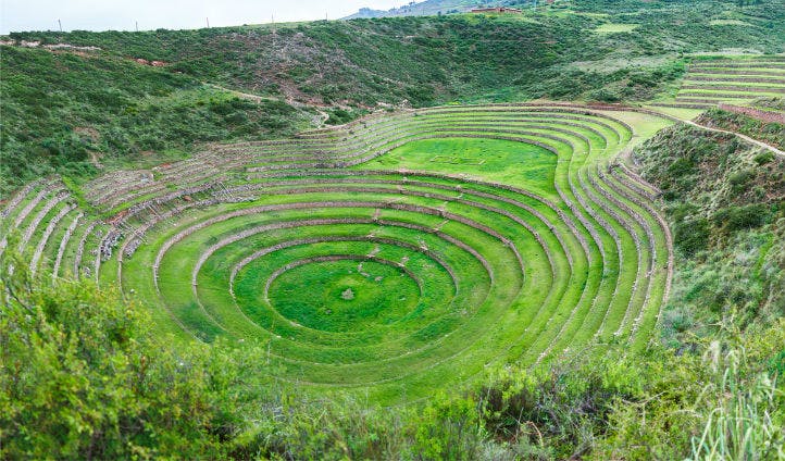 Inca terraces of Moray