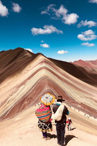 Rainbow mountain in Cusco Peru, luxury Peru tours