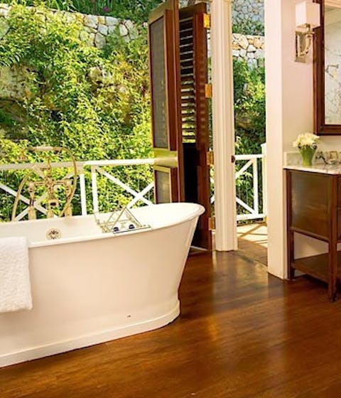 Beautiful bathtubs at the round hill, Jamaica