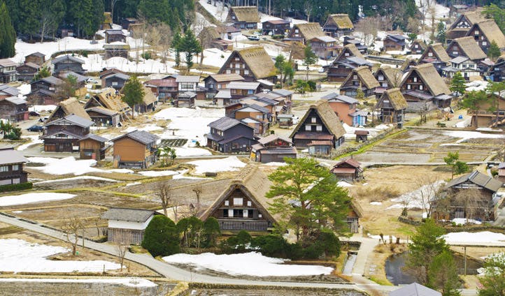 Traditional houses in Japan