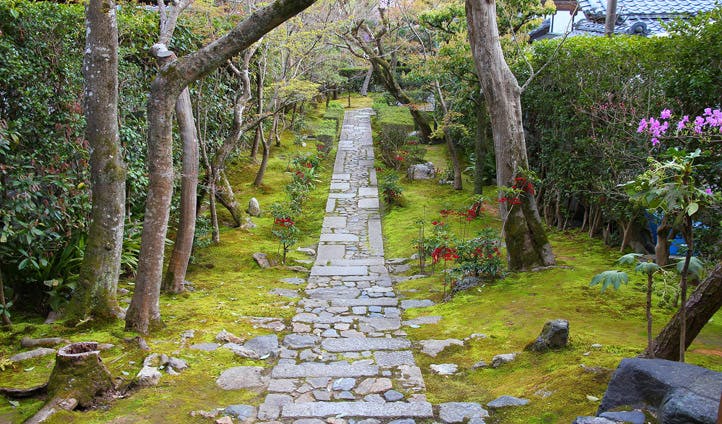 A garden in Kyoto, Japan