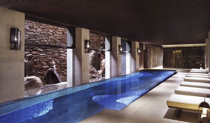 The pool at the Ritz-Carlton, Kyoto