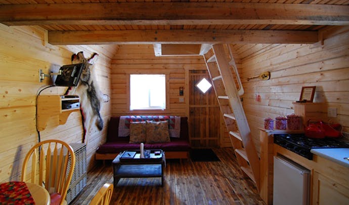 Country Cabin Rental Interior, Northwest Territories