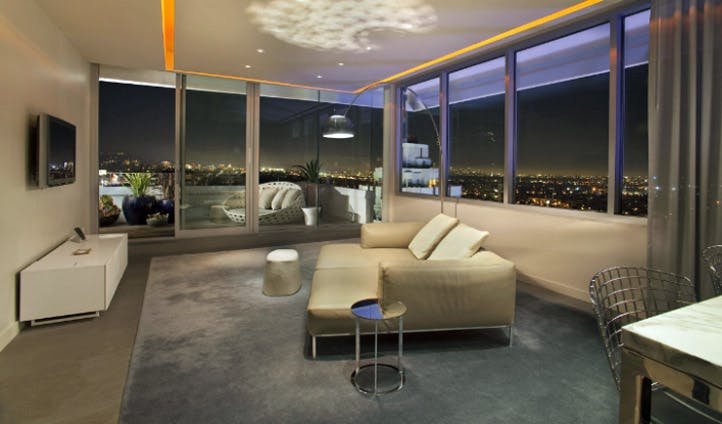 Views from the Penthouse Suite at the Andaz West Hollywood