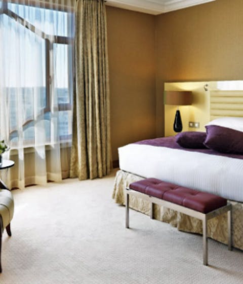 A room in a suite at the Grand Hyatt Amman