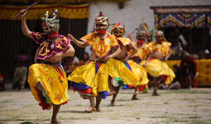 dancers bhutan