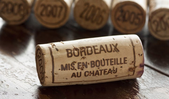 Bordeaux cork